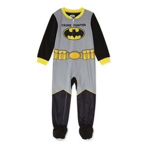 Batman Footed Sleeper Blanket Pajama Boy Size 4T